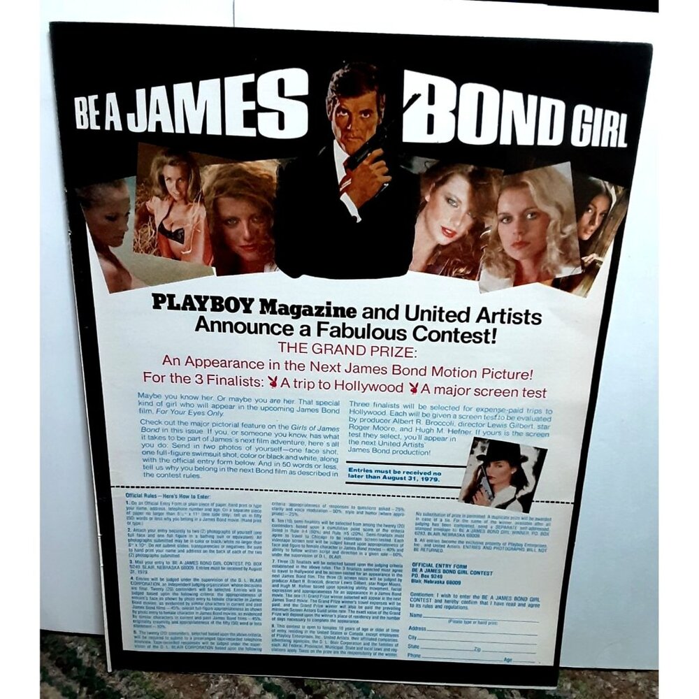 1979 Be A James Bond Girl Original Print Ad vintage